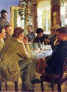 Peter Severin Kroyer The Artists Luncheon China oil painting reproduction